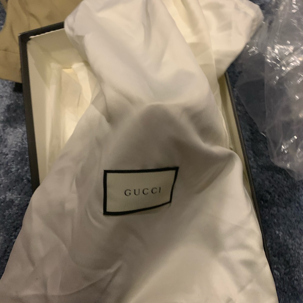Gucci leather high top sneakers